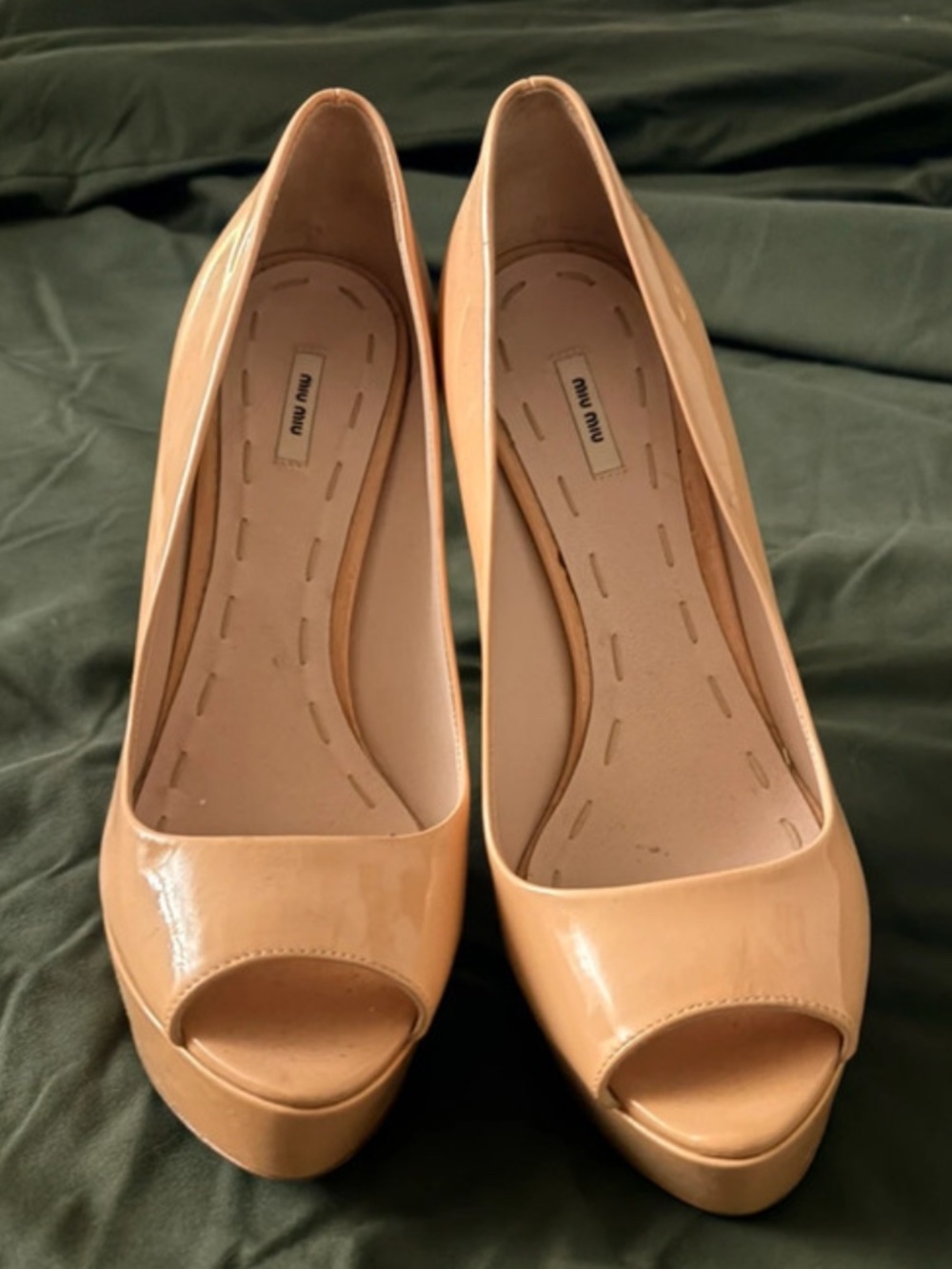 Miu Miu Tan Heels Women’s
